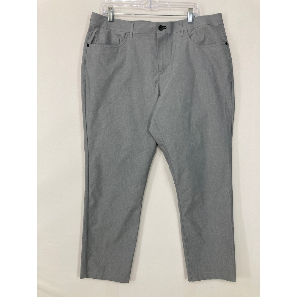 Public Rec Men's Performance 5-Pocket Pants Size 38/30‎ Gray Tech Golf Casual